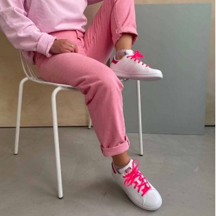 Lacets Silicone Larges Rose néon - Gorilla