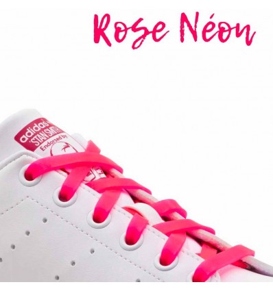 Lacets Silicone Larges Rose néon - Gorilla