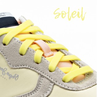 Lacets Silicone Larges Soleil - Gorilla