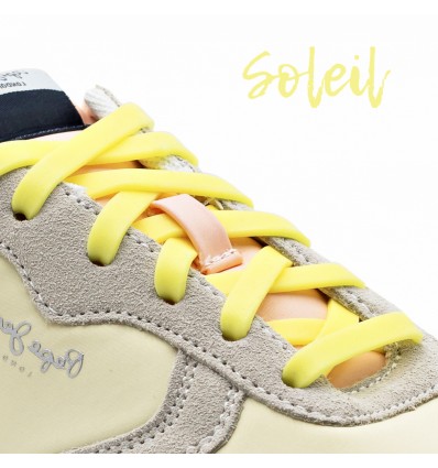 Lacets Silicone Larges Soleil - Gorilla