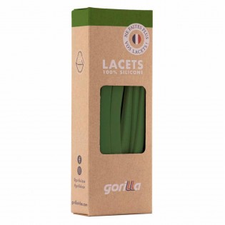 Lacets Silicone Larges Vert olive - Gorilla 2