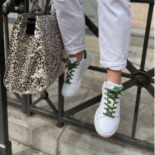 Lacets Silicone Larges Vert olive - Gorilla