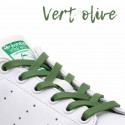 Lacets Silicone Larges Vert olive - Gorilla