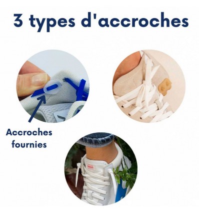 Lacets Silicone Larges Vert olive - Gorilla