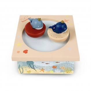 Boîte à musique Baleines - Trousselier