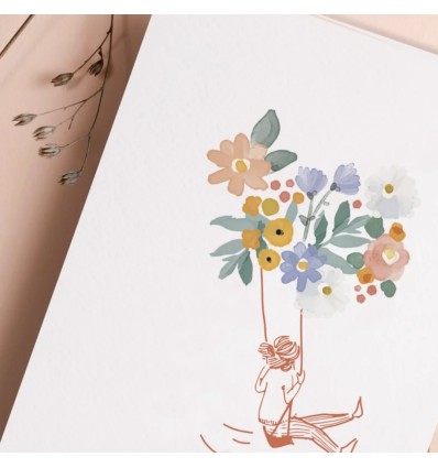 Carte Fleurs Bonheur - My Lovely Thing