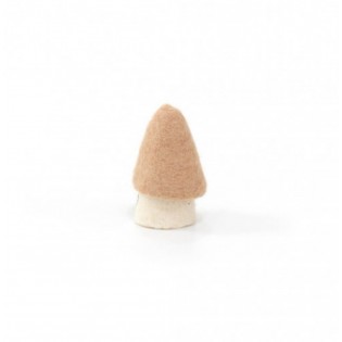 Champignon Morille en feutre, nude - Muskhane 2