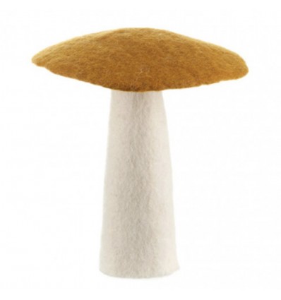Champignon plat en feutre, Or - Muskhane