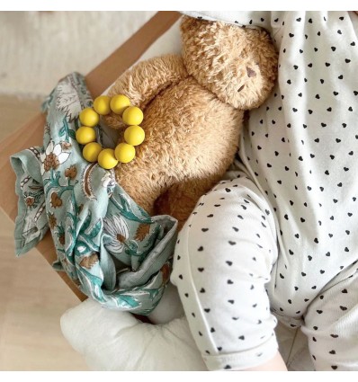 Foulard Dheli Tilleul 100 cm - So Family