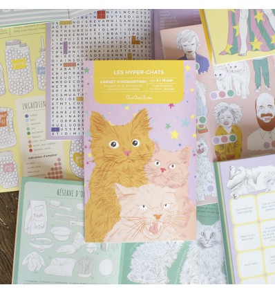 Carnet d'activités Hyper chats - QuiQueQuoi