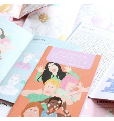 Carnet d'activités Les super-pouvoirs - Qui Que Quoi