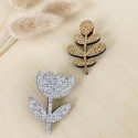 Pin's fleur dorée - Les Petites Hirondelles