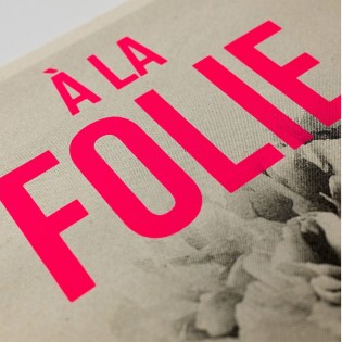 Affiche vintage A4 "A la folie" - Atelier Kencre 2