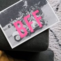 Carte vintage "BFF" - Atelier Kencre