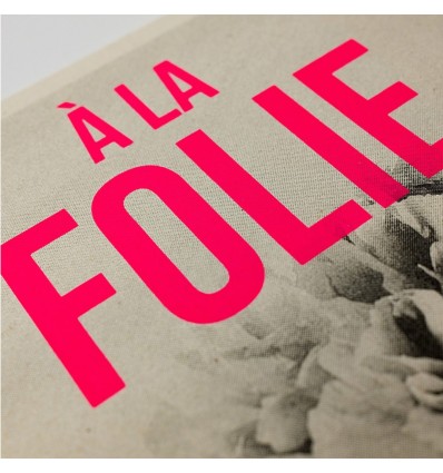 Carte vintage "A la folie" - Atelier Kencre
