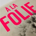Carte vintage "A la folie" - Atelier Kencre