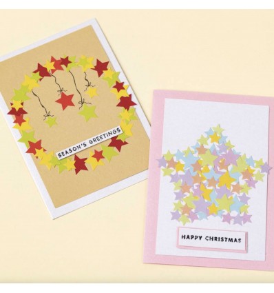 248 autocollants étoiles multicolores - Rico Design