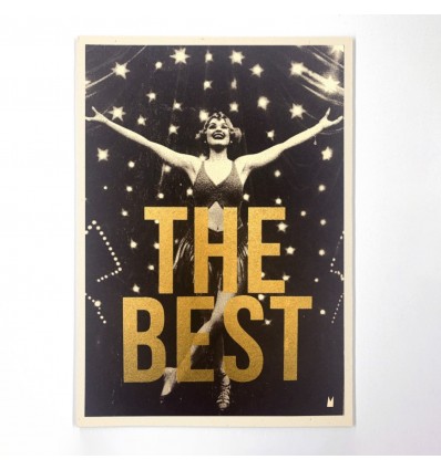 Carte vintage "THE BEST" - Atelier Kencre