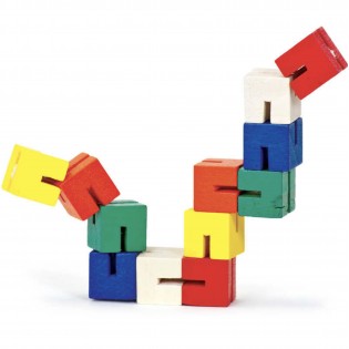 Jeu cubes articulés en bois - One for Fun 2