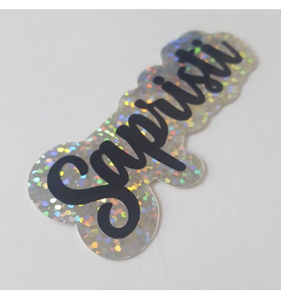 Autocollant glitter Sapristi - Ranafout
