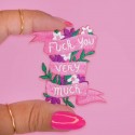 Thermocollant "Fuck you very much" - Malicieuse
