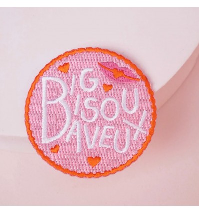 Thermocollant "Big bisou baveux" - Malicieuse
