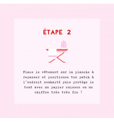 Thermocollant "Big bisou baveux" - Malicieuse