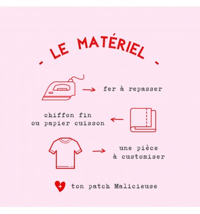 Thermocollant XL "Bisou" - Malicieuse