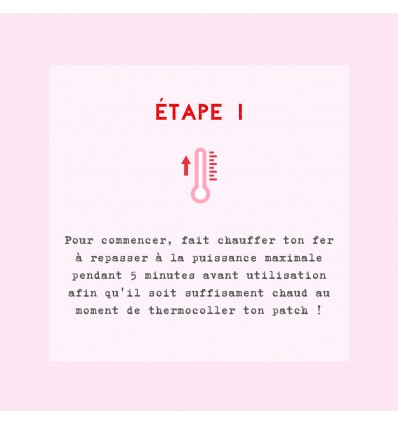 Thermocollant XL "Bisou" - Malicieuse