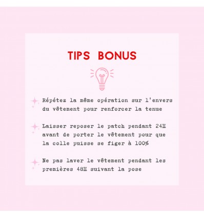 Thermocollant XL "Bisou" - Malicieuse