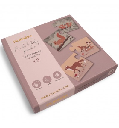 Puzzle "Maman et ses bébés" - Filibabba