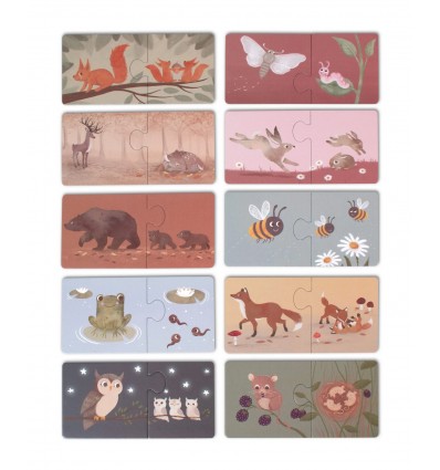 Puzzle "Maman et ses bébés" - Filibabba