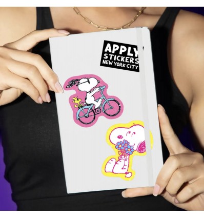 Autocollant Snoopy vélo