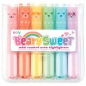 6 mini surligneurs Ours - Ooly