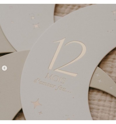 Set de 12 cartes étapes Moon - Zakuw