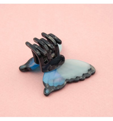 Petite Pince à cheveux Papillon bleu - Coucou Suzette