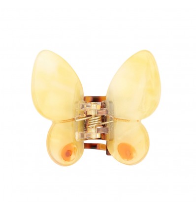 Petite Pince à cheveux Papillon jaune - Coucou Suzette