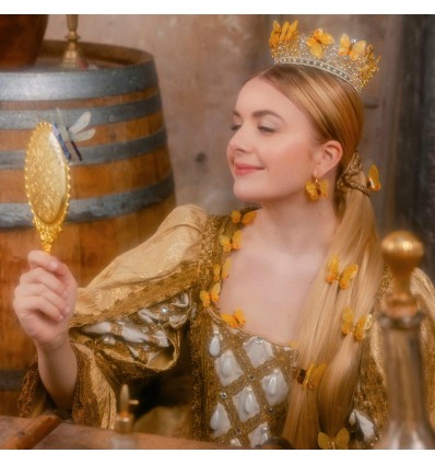 Petite Pince à cheveux Papillon jaune - Coucou Suzette