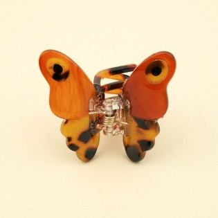 Petite Pince à cheveux Papillon marron - Coucou Suzette 2