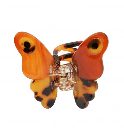 Petite Pince à cheveux Papillon marron - Coucou Suzette