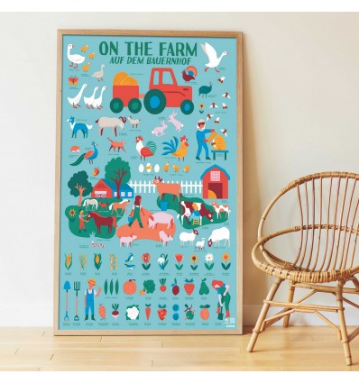 Poster & stickers A la Ferme - Poppik