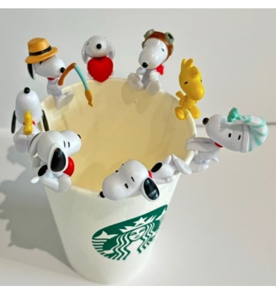 Pochette surprise marque-verre Snoopy