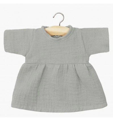 Robe Faustine "Gris Souris" - Minikane
