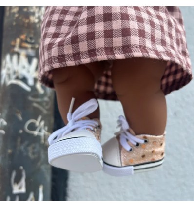 Baskets dorées à sequins "Komvers" - Minikane