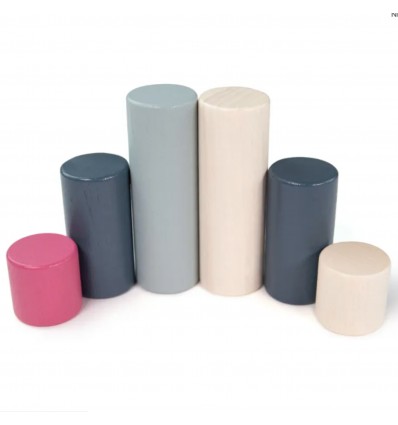 Seau de 50 formes en bois - Bigjigs