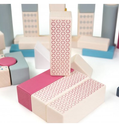 Seau de 50 formes en bois - Bigjigs