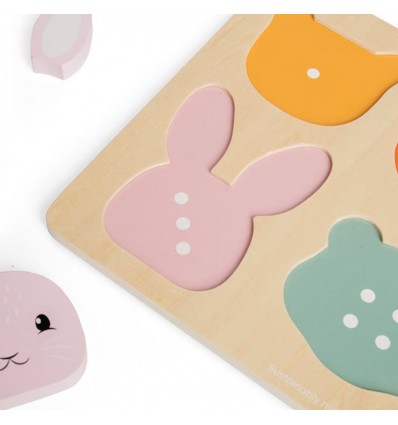 Puzzle bois pour compter - Bigjigs