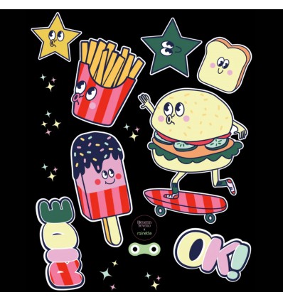 Sticker réfléchissant Food - Rainette