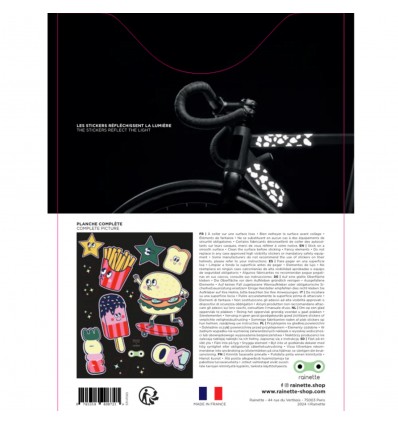 Sticker réfléchissant Food - Rainette