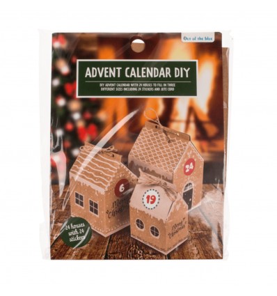 Calendrier de l'avent maisons DIY